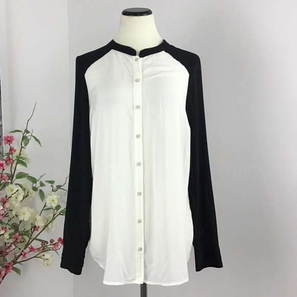 Splendid Tops - Splendid Maternity Raglan Button Up Blouse